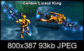 Golden Lizard King