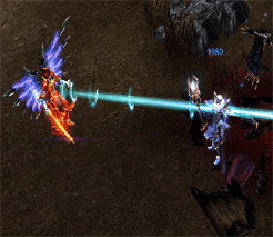 Mana Rays do Magic Gladiator