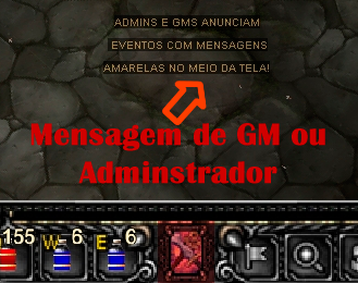 Mensagem oficial de GM ou Administrador