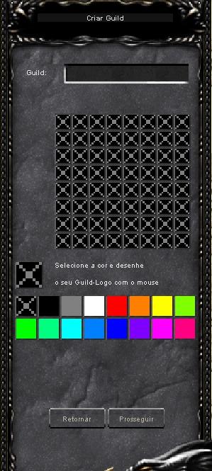 Criação do nome e do brasão da Guild