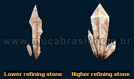 Lower Refining Stone e Higher Refining Stone